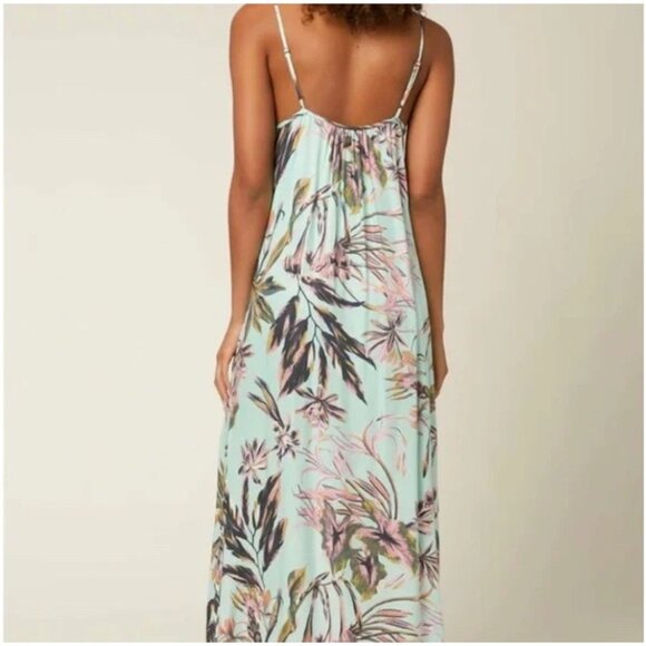 O'Neill Tropical Maxi Dress - Aqua and Lavender - Picture 2 of 12